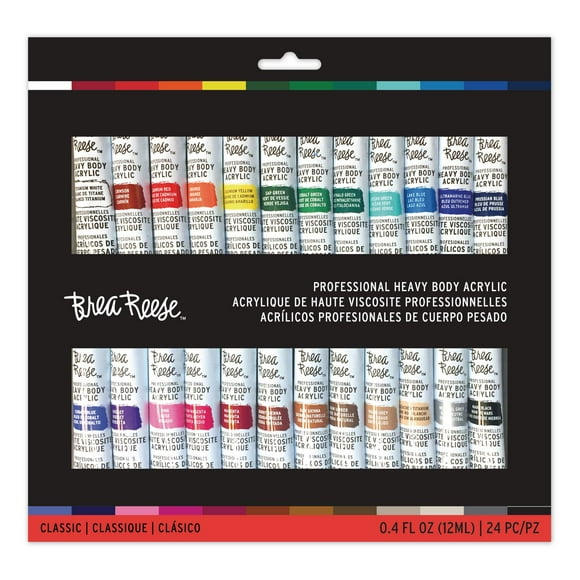 Momenta Inc Brea Reese Acrylic Paint Set, 24 Pieces