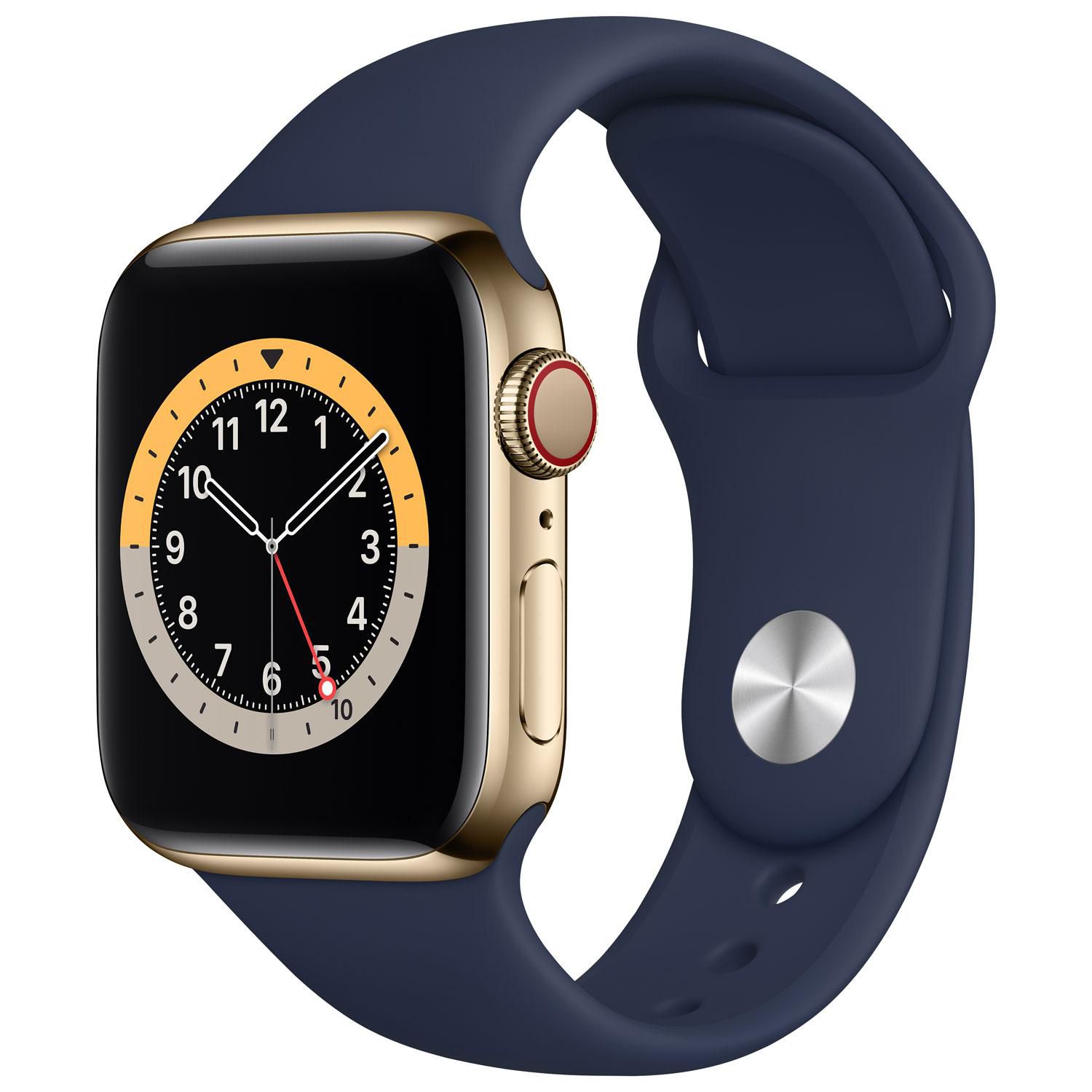 新品同様 Apple Watch6 40mm ゴールド - スマートフォン/携帯電話