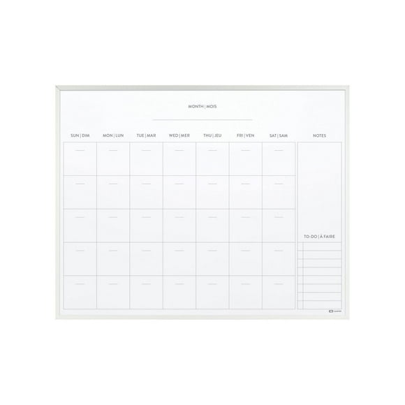 Quartet 16 x 20 Dry Erase Calendar Value Pack, 16 x 20 Dry Erase Calendar
