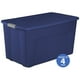 Sterilite Boîte Snap 170L avec Roulettes- Bleu- 4PK – image 1 sur 3