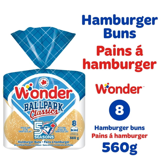 Wonder Ball Park Classic Hamburger Buns