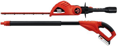 Black Decker 20 V Cordless Lithium Pole Hedge Trimmer LPHT120 Walmart