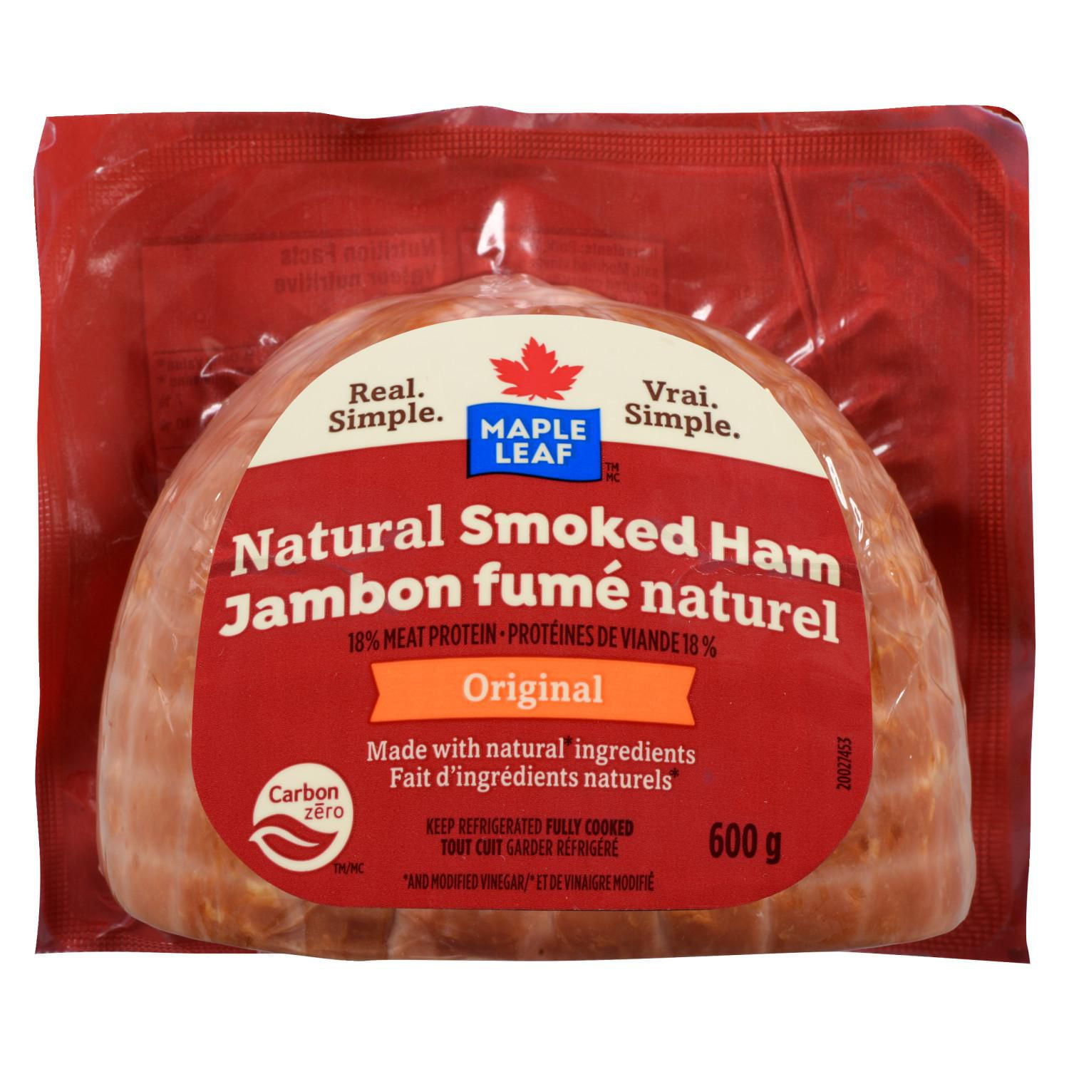 Jambon fumé naturel original Maple Leaf 600 g
