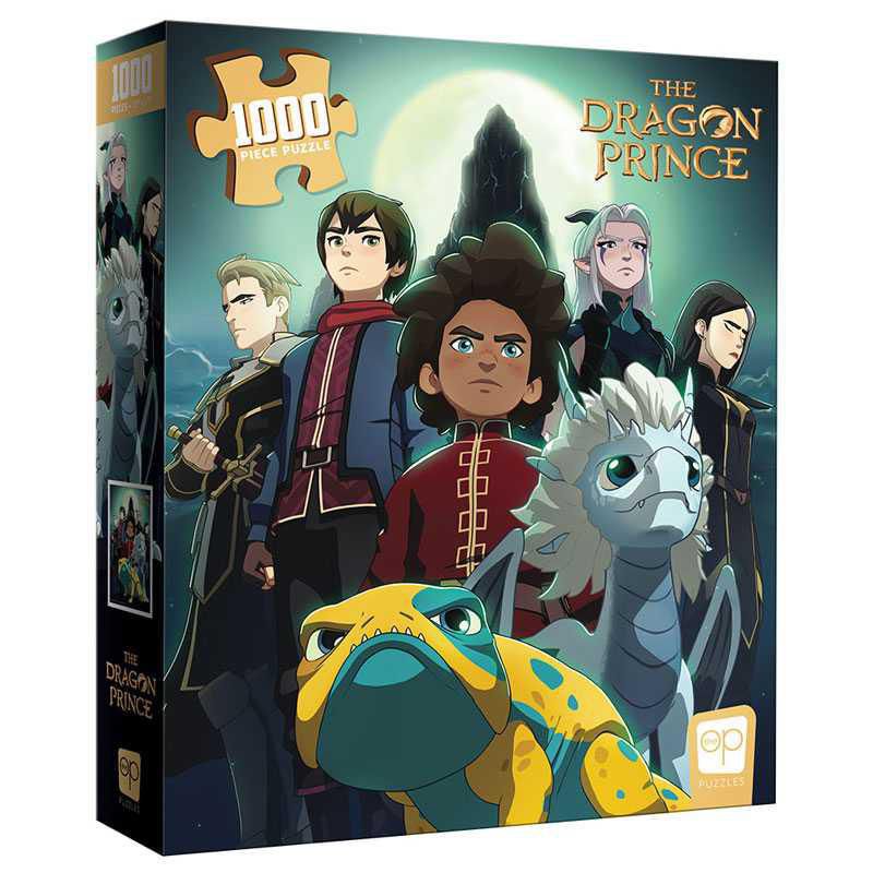 USAopoly Puzzle The Dragon Prince 1000 Pezzi – Heroes At The Storm Spire – 49x68 Cm