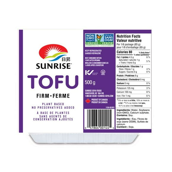 Sunrise Firm Tofu, Sunrise Firm Tofu 500g