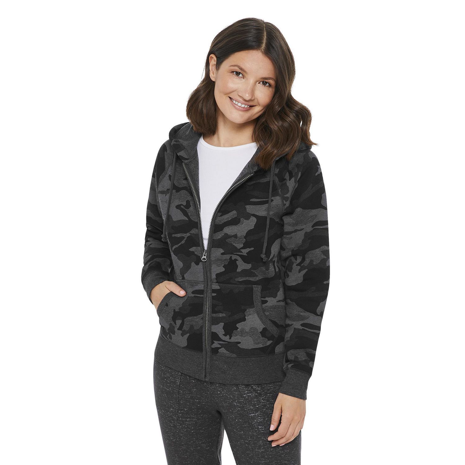 George Womens Printed Full Zip Hoodie Walmart Canada