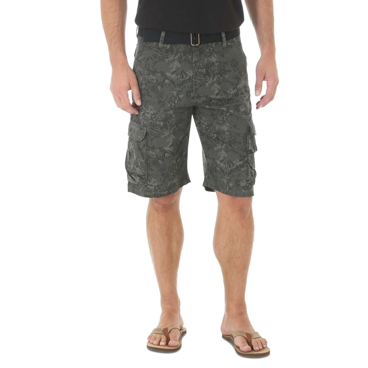 Wrangler Men's Belted Cargo Shorts Walmart Canada