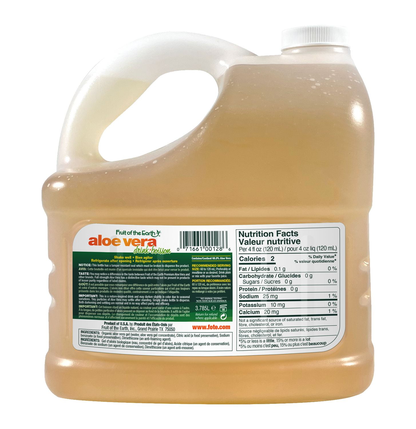 FOTE ALOE VERA DRINK, Aloe Vera Drink 3.785 L