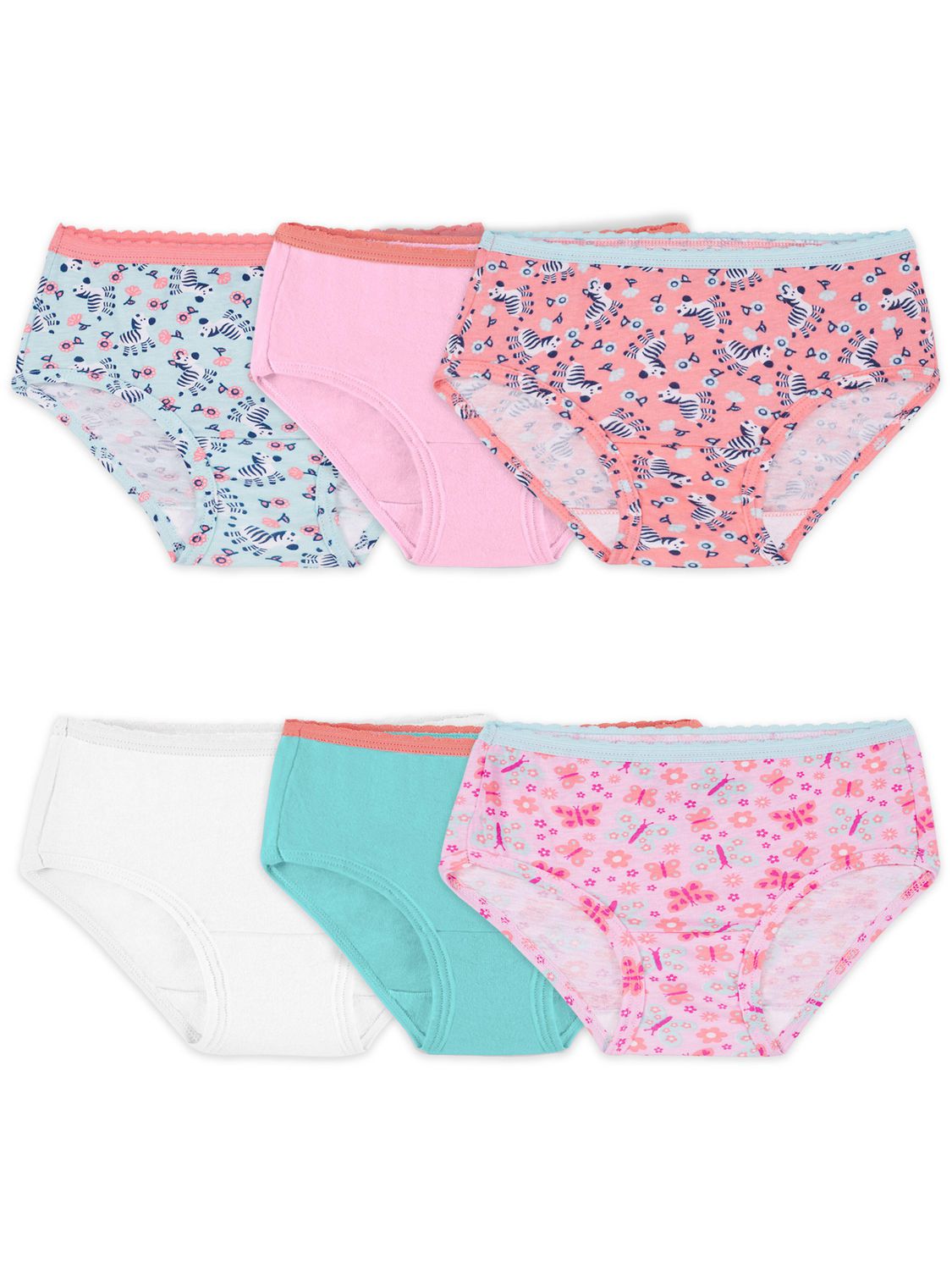 LOL Surprise Girls Panties Underwear 8-Pack Sizes 2T/3T, 4T, 4, 6, 8