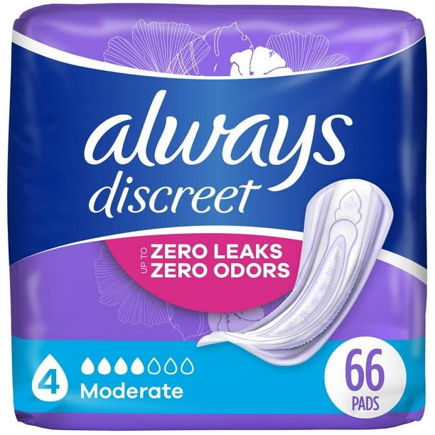 Always Discreet Extra Heavy Long Pads - 6 Drops