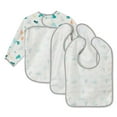 thumbnail image 2 of Bavoirs pour bébé George Baby, résistants à l'eau, lavables, résistants aux taches et aux odeurs, lot de 3 comprenant 1 bavoir surdimensionné pour plus de couverture, camions, 2 of 9
