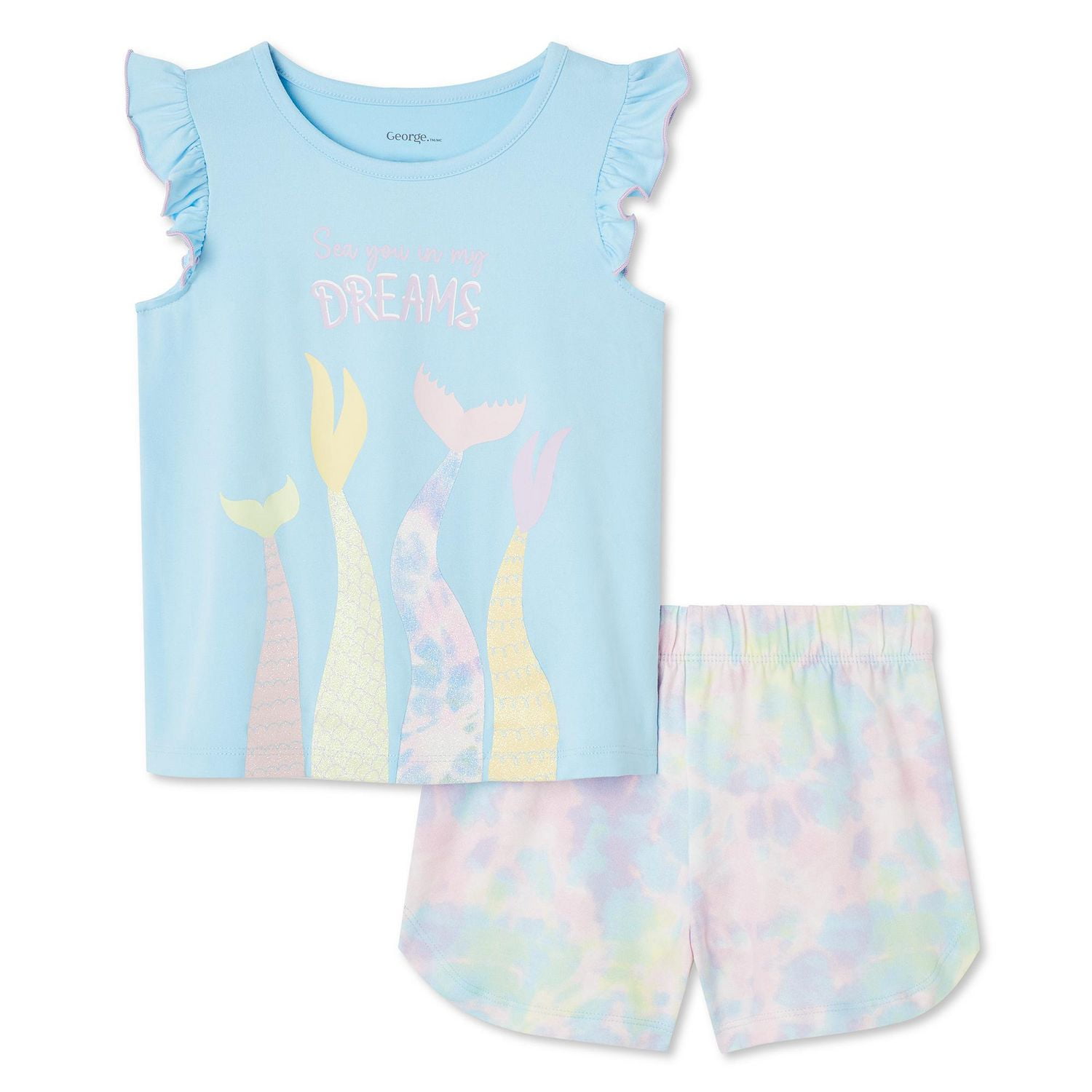 George Toddler Girls' Pajama 2-Piece Set