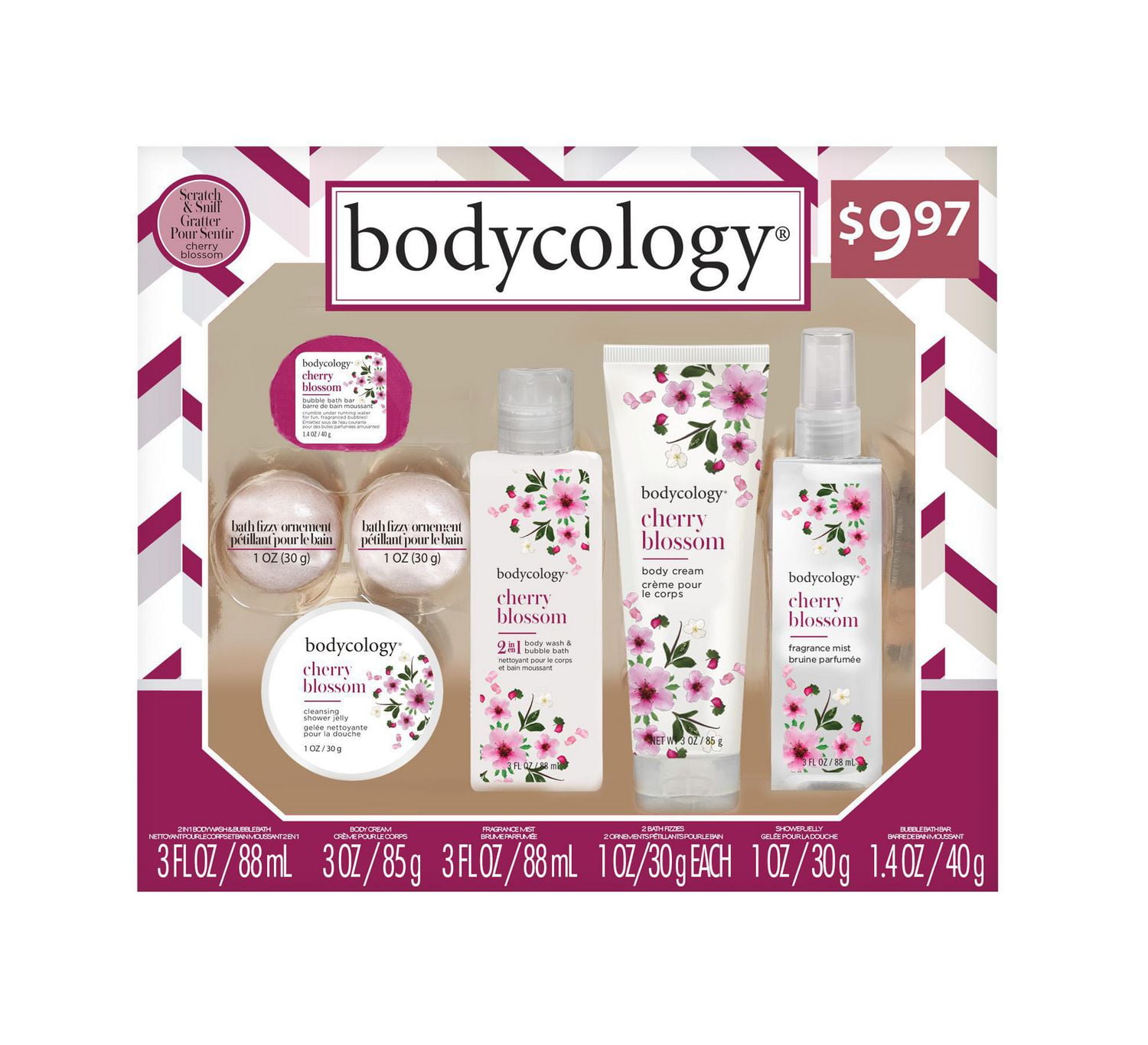 Bodycology Cherry Blossom 7pc Gift Set Walmart Canada
