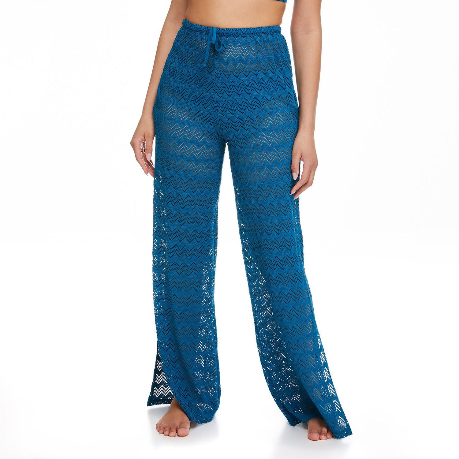 Pantalon cache-maillot crocheté Time and Tru pour femmes
