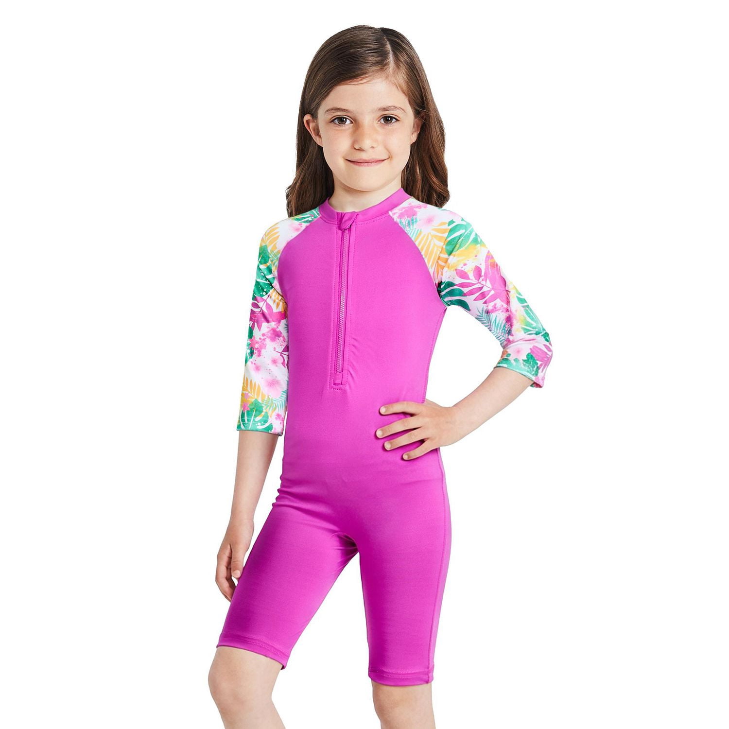 George Girls' Long-Sleeve One Piece Rashguard