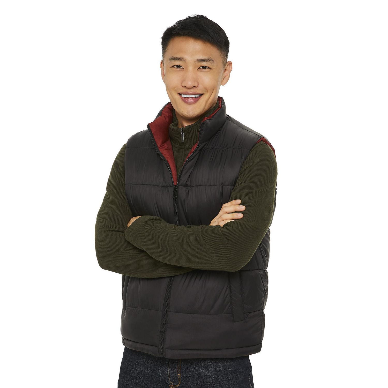 Men's Reversible Puffer Vest Walmart Canada
