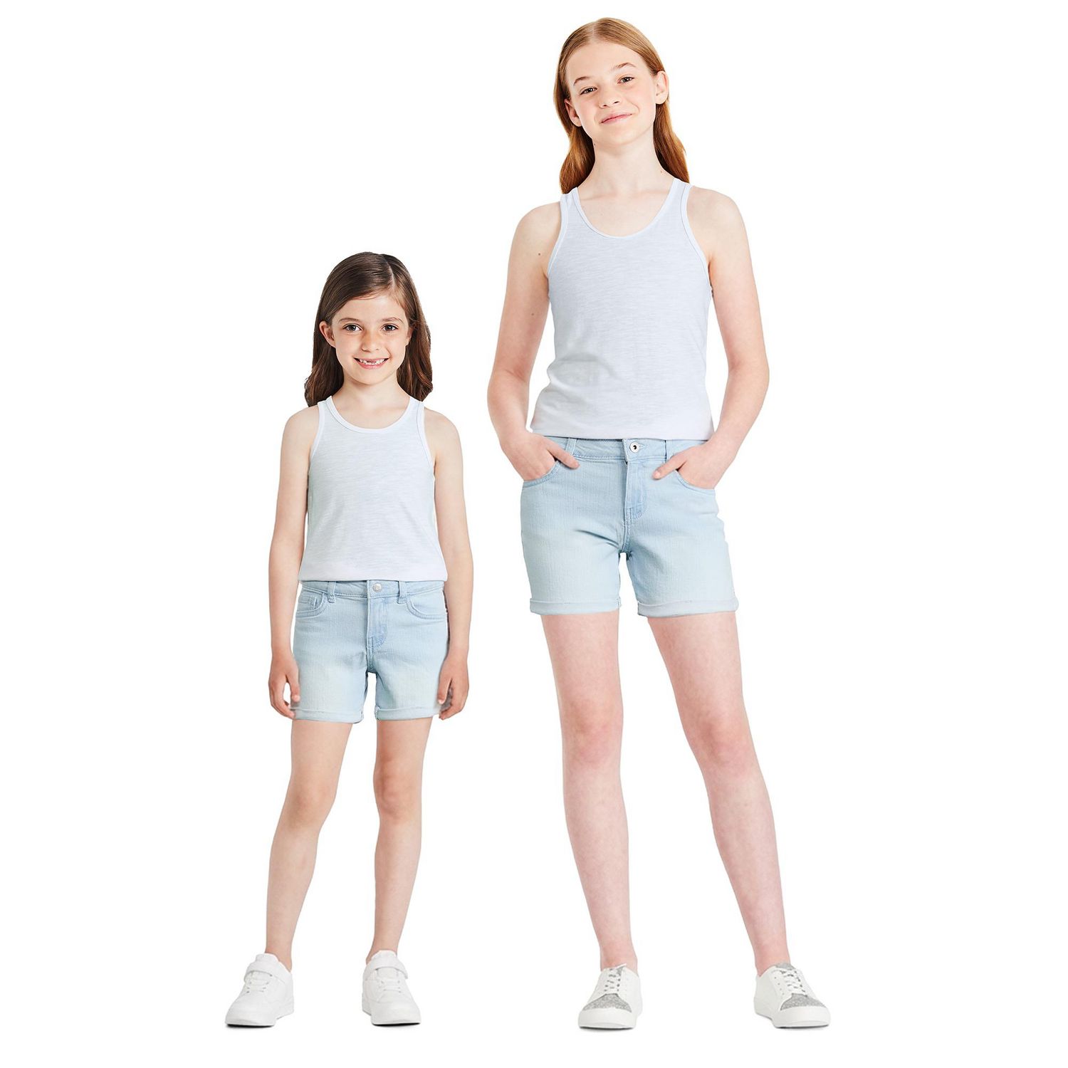 Short en denim mi-long George pour filles