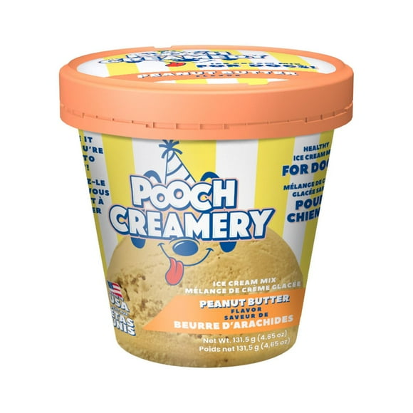 Pooch Creamery mélange pour crème glacée au beurre d’arachide pour chiens