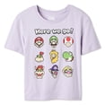 thumbnail image 3 of T-shirt à imprimé graphique Super Mario Nintendo pour filles, 3 of 3
