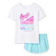 thumbnail image 3 of Ensemble 2 pièces avec t-shirt et short Justice pour filles, 3 of 3