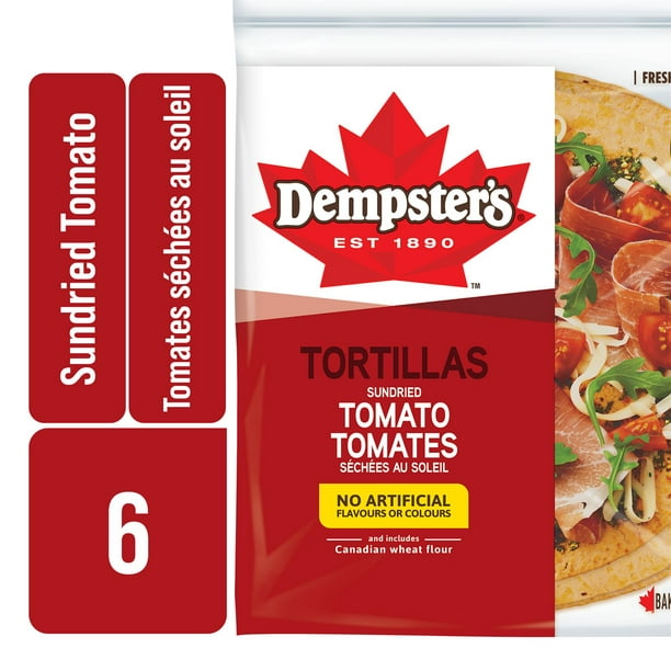 Dempster’s Sundried Tomato Large Tortillas 426&nbsp;g