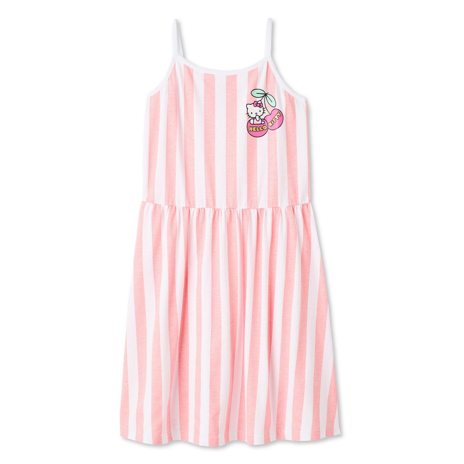 Robe d’été rayée Hello Kitty pour filles