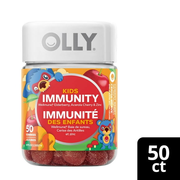 OLLY Kids Immunity with Cherry Berry Flavour