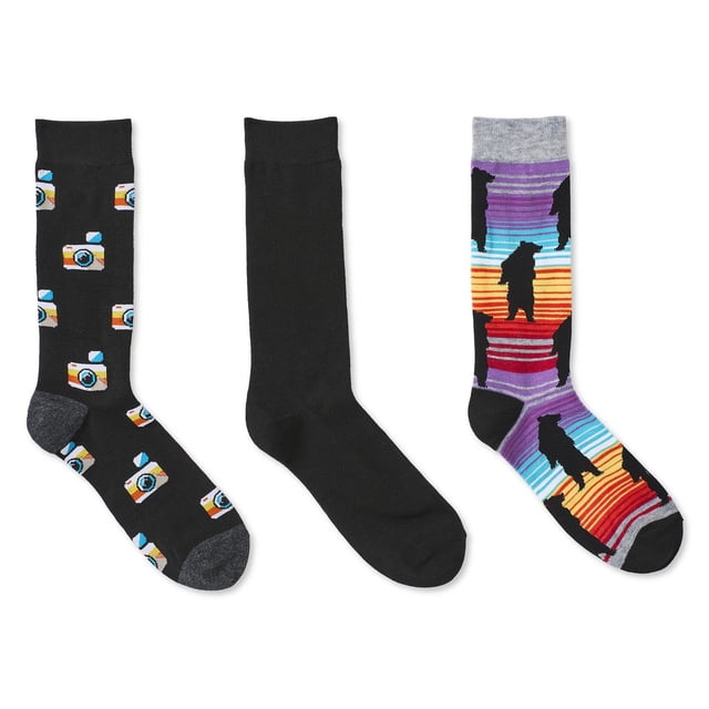 George Men's Crew Socks 3-Pack