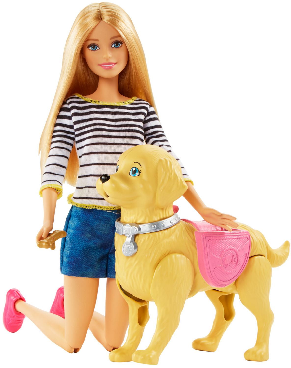 Barbie Walk Potty Pup Blonde Walmart