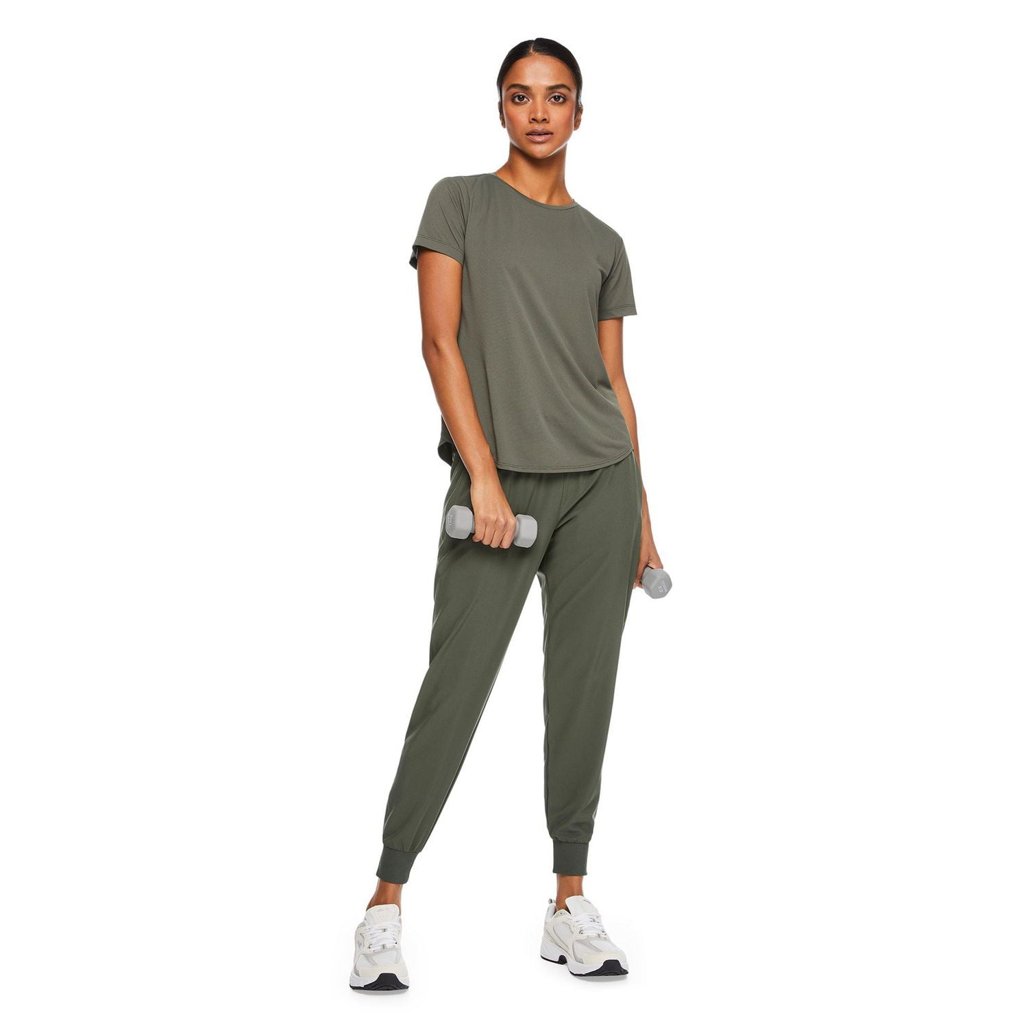 T-shirt à manches courtes Athletic Works pour femmes Tailles TP–TTG