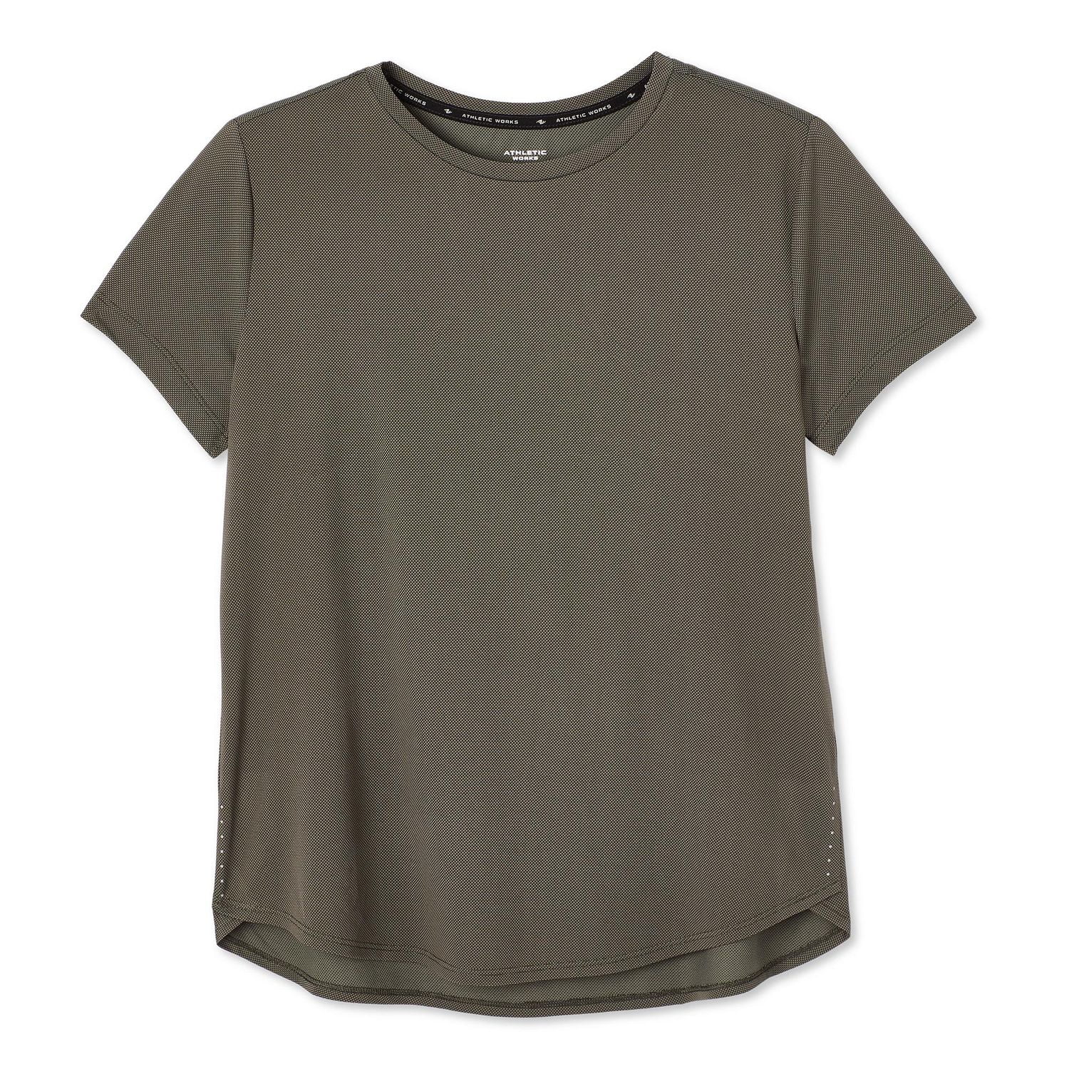 T-shirt à manches courtes Athletic Works pour femmes Tailles TP–TTG