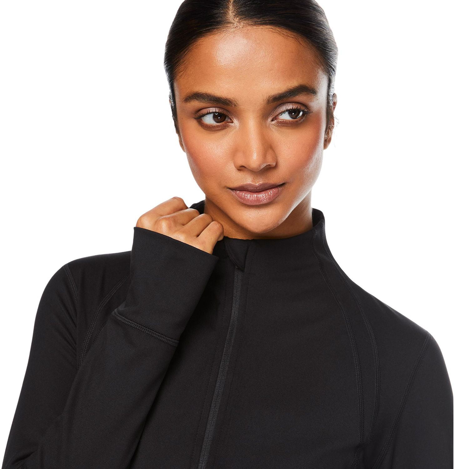 Veste zippée sur la longueur Athletic Works pour femmes