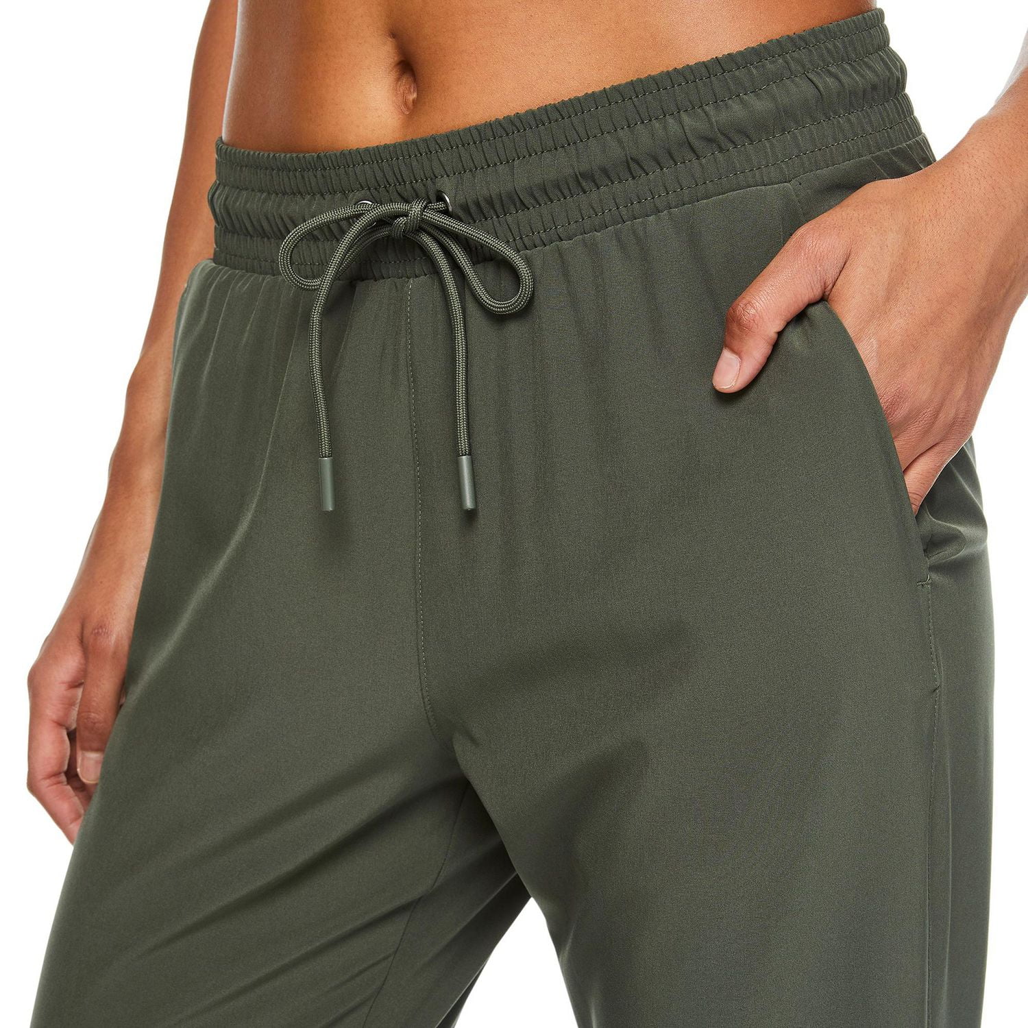 Athletic Works Women's Ribbed Cuff Woven Pant