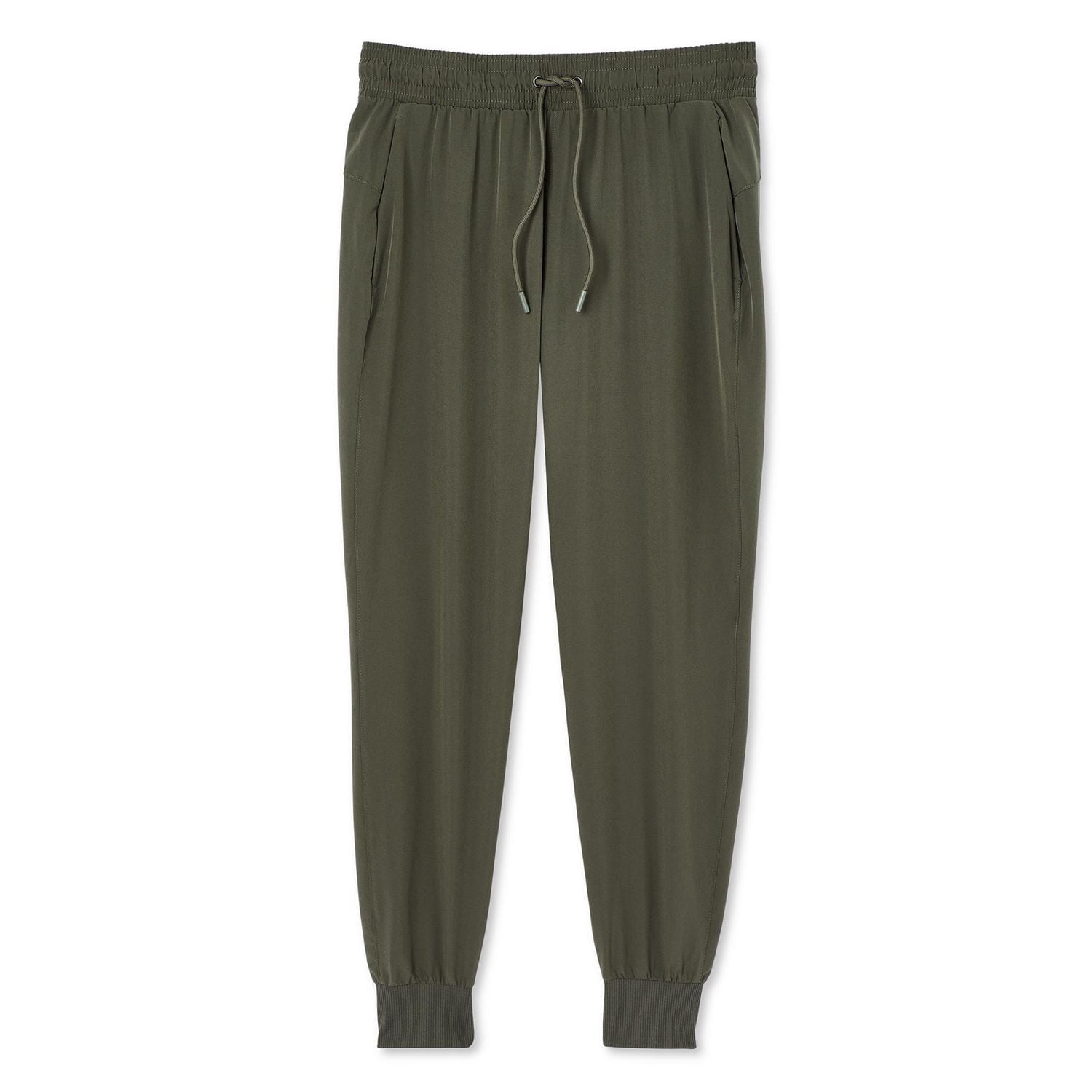 Athletic Works Women's Ribbed Cuff Woven Pant