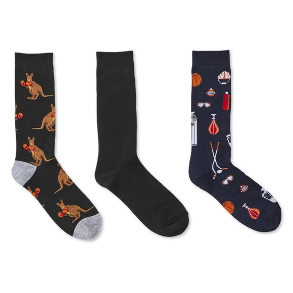 George Men's Crew Socks 3-Pack