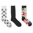 thumbnail image 1 of George Men's Crew Socks 3-Pack, 1 of 1