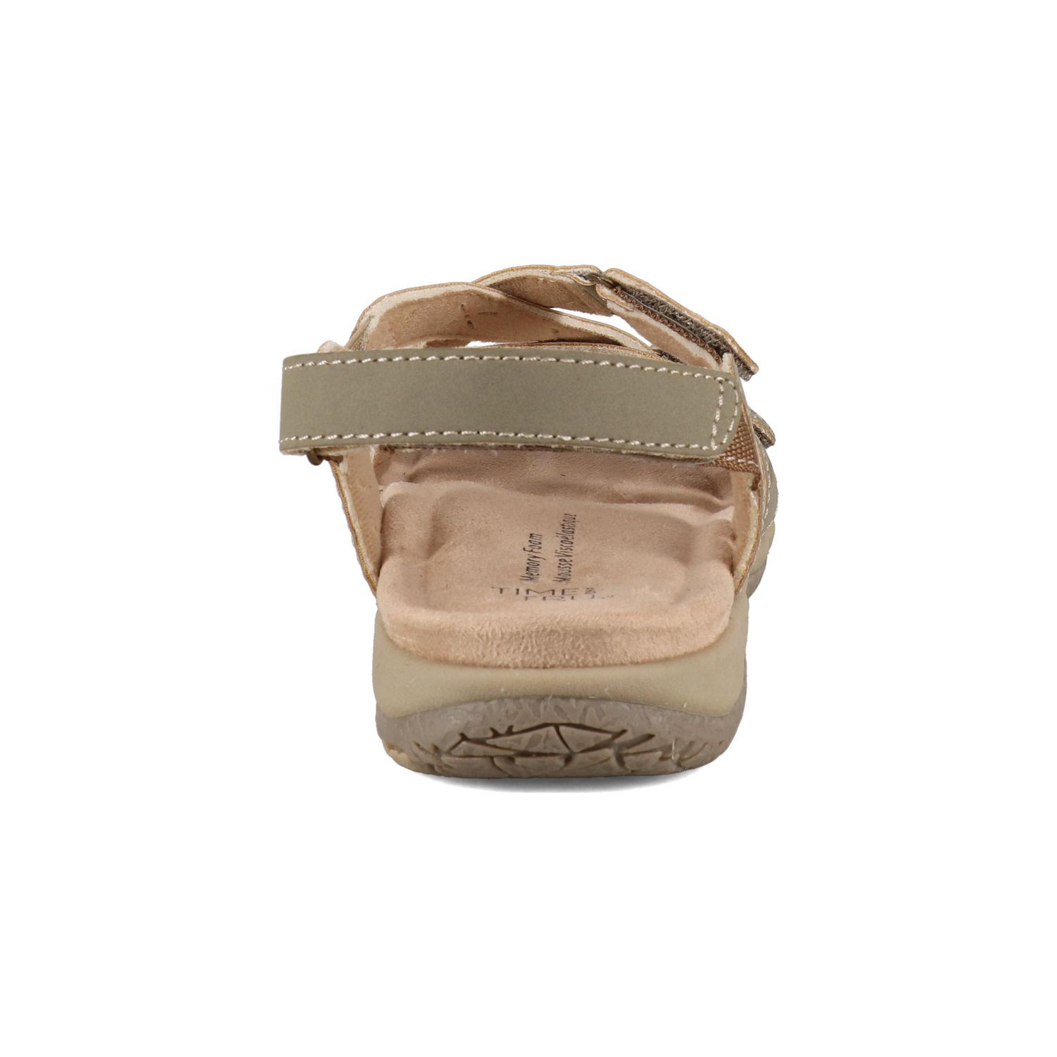 Sandales confort Time and Tru pour femmes