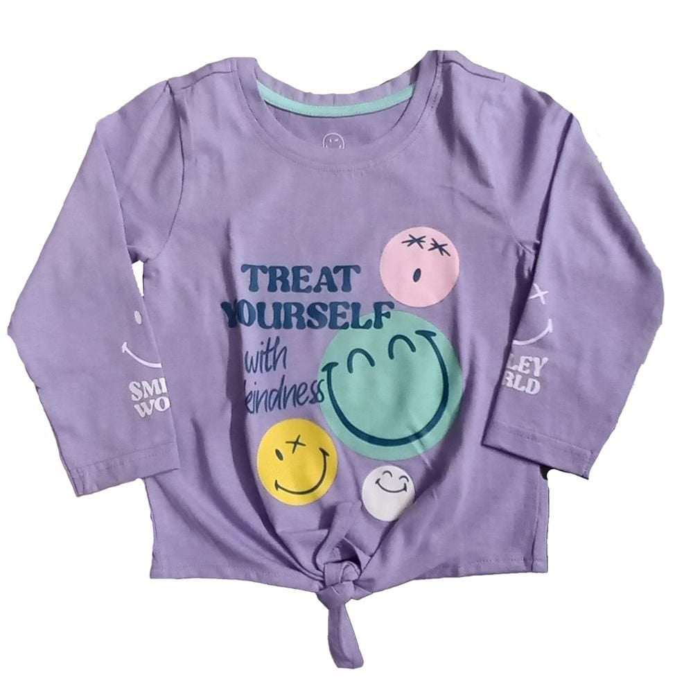 T-shirt SmileyWorld® sous licence pour toute-petite fille.