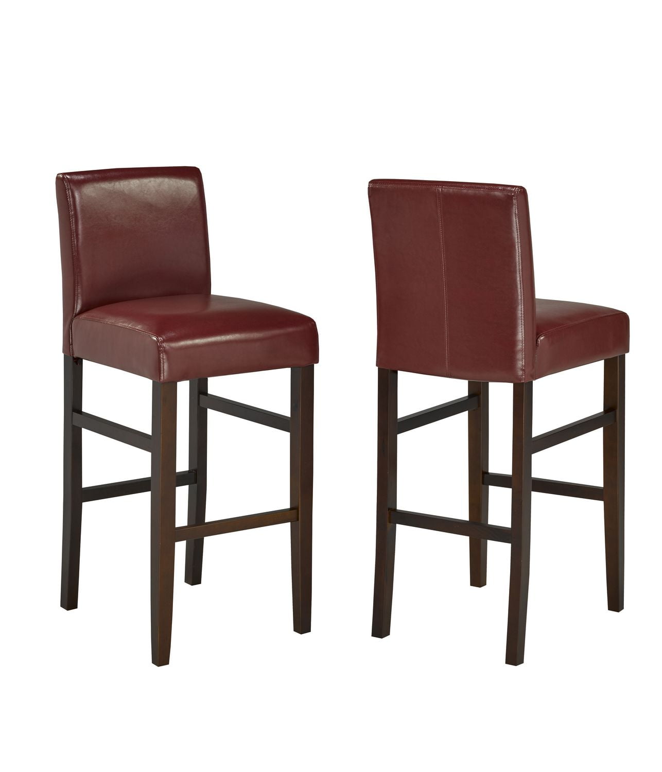 Brassex Inc Brassex 29'' bar Stools, Set of 2, Red Walmart Canada
