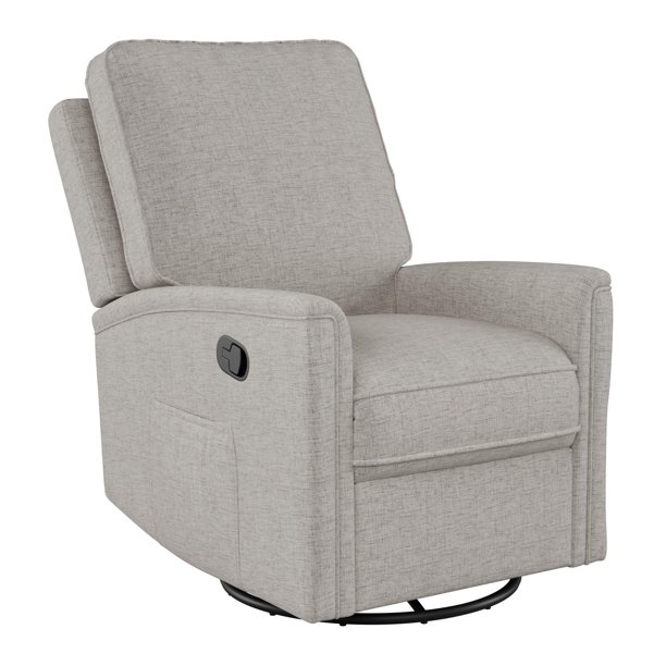 Jasmine Upholstered Swivel Glider Recliner Chair Walmart.ca