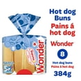 thumbnail image 1 of Wonder White Hotdog Buns, 1 of 8