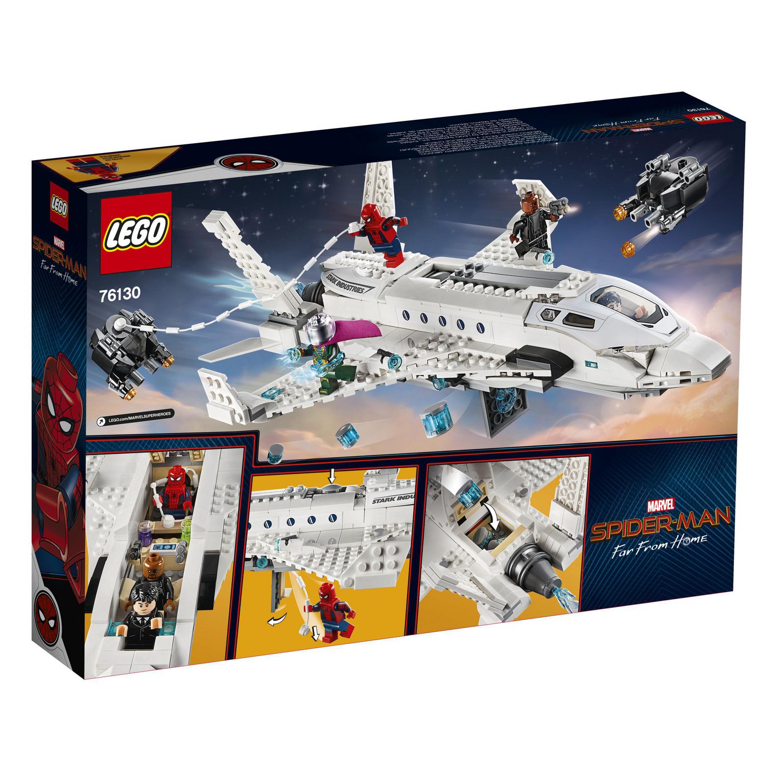 spiderman far from home lego jet