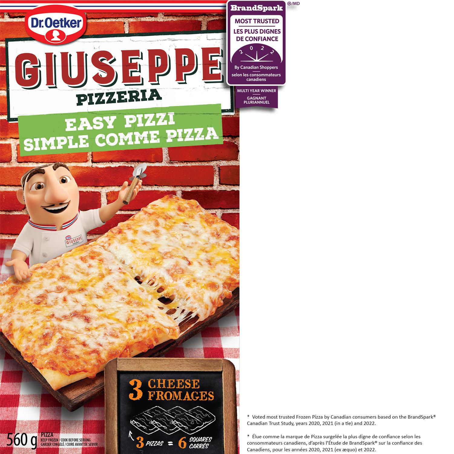 Dr. Oetker Giuseppe Pizzeria Easy Pizzi 3 Cheese Mini Pizza Walmart