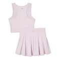 thumbnail image 2 of Ensemble 2 pièces avec jupe-short Athletic Works pour filles, 2 of 3