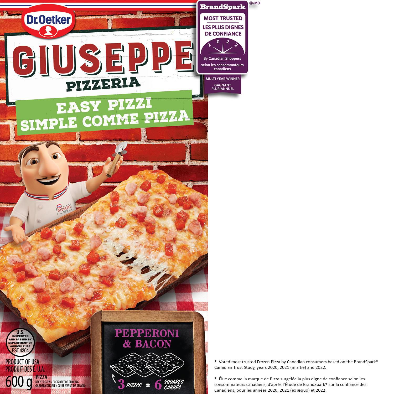 Dr. Oetker Giuseppe Pizzeria Easy Pizzi Pepperoni &amp; Bacon Walmart Canada