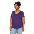 thumbnail image 1 of George Women's Plus Scoop Neckline Tee, 1 of 6