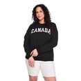 thumbnail image 1 of George Women's Plus Canada Day Sweatshirt, 1 of 6