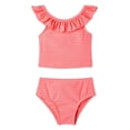 thumbnail image 1 of Ensemble 2 pièces avec tankini à smocks George pour bébés filles, 1 of 2