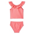 thumbnail image 2 of Ensemble 2 pièces avec tankini à smocks George pour petites filles, 2 of 2