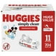 Lingettes pour bébés Huggies Simply Clean, NON PARFUMÉES, 11 emballages à couvercle rabattable, total de 704 lingettes 704 lingettes – image 1 sur 9